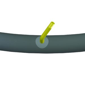 Pneumatic tube 4.00'' - 4'', ertro 280-90, 45/45 car valve