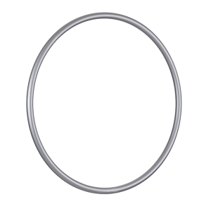 Pushrim 26'', 564mm fitting distance, anodized aluminium, silver, with 4 rivnuts