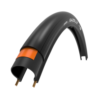 TYRE 25x1,(23-559)-IA2321, GAZELLE,201 (+/-11)G FULL BLACK,BK/BSK+SPL+KT+127TPI+ 2 LOGOS,NON-MARKING