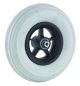 Front wheelchair wheel 8'', D200x50mm, plastic, with 5 spokes, 8 mm axle hole, 60 mm hub, ia-2802 grey tyre
