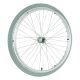 Raw rear wheel 20'', d12 mm bearing, aluminium rim, without pushrim, without tube and tyre