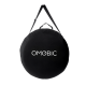 Pokrowiec - torba na koła OMOBIC BAGG 26''-czarna, z wytrzymałej tkaniny na zestaw dwóch kół 26'' do wózka inwalidzkiego
