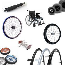 MBL and OMOBIC wheelchairs components